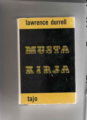 Durrell,Lawrence: Musta kirja,Tajo ,1963,skp
