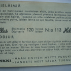 Jenkki, Hellas, Villieläimiä N:o 113, KIRAHVI - pikkukuva 2