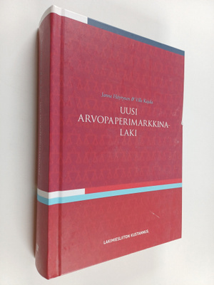 Janne Häyrynen ym. : Uusi arvopaperimarkkinalaki