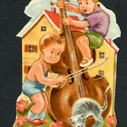 Sagokonst 23 - Pojat ja kissa musisoivat - 1940-luvulta!!! - pikkukuva 1