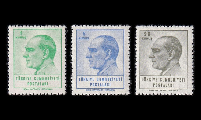 Turkki 1955-7 ** Käyttösarja Atatürk (1965)