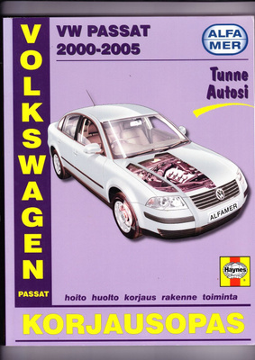 VW PASSAT 2000-2005 KORJAUSOPAS, Alfa Mer