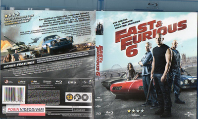 FAST & FURIOUS 6 (41 735) k -FI- BLU-RAY suomik. vin diesel