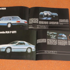 1986 Mazda mallisto esite - WANKEL - KUIN UUSI - suom-16 siv - pikkukuva 1