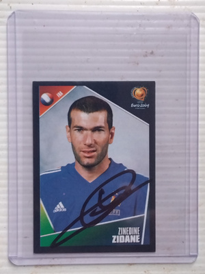 Zinedine Zidane Ranska signed