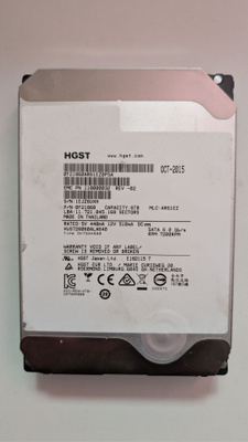 HGST 6TB kovalevy 3.5"
