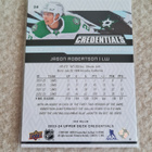 2023-24 Upper Deck Credentials Ice Blue Jason Robertson #24 - pikkukuva 2