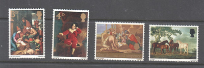 Britannia maalauksia postituoreena.
