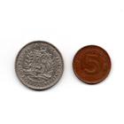 Venezuela 1 bolivar 1967 ja 5 centimos 1976 - pikkukuva 1