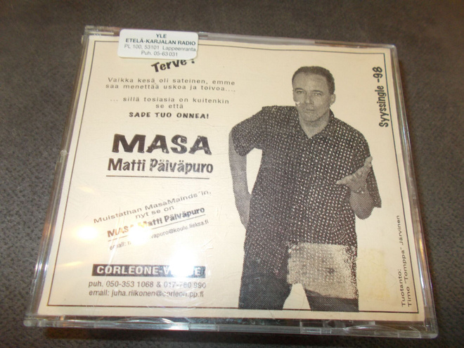 CD-R MASA MATTI PÄIVÄPURO ** SADE TUO ONNEA **