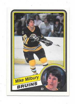 1984-85 OPC #10 Mike Milbury , Boston Bruins