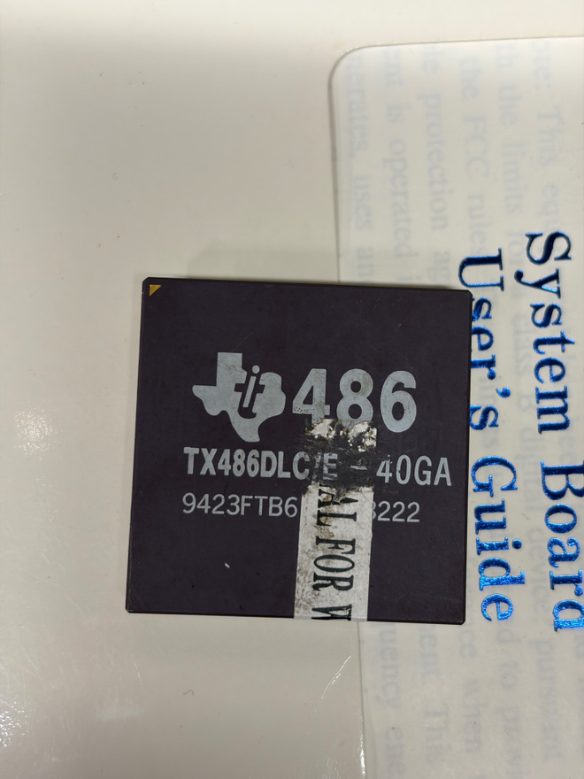 386 koneeseen "486" prosessori