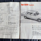 FIAT 1300 / 1500 SEDAN AND STATION WAGON OHJEKIRJA - pikkukuva 2