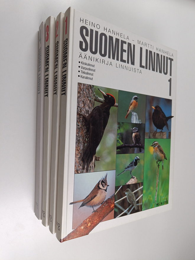 Heino Hanhela : Suomen linnut 1-4 : äänikirja linnuista