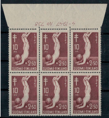 1947 tub 10mk nro-6lo ++