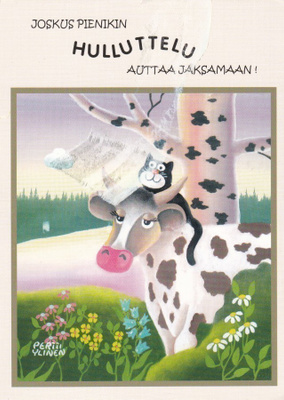 PERTTI YLINEN - KISSA ISTUU LEHMÄN SELÄSSÄ