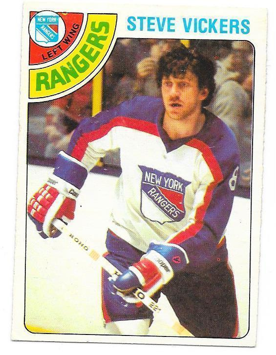 1978-79 OPC #55 Steve Vickers New York Rangers