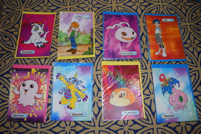Digimon digital monsters postikortteja 31kpl *Rare*