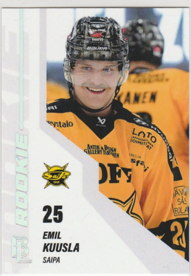 2025/26 Blueline Rookie Holo Emil Kuusla , Saipa / 40