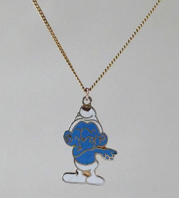 Smurffi -kaulakoru, Vintage!