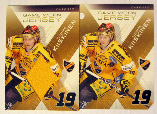 Tuomas Kiiskinen Kalpa Jersey Cardset 2010-11