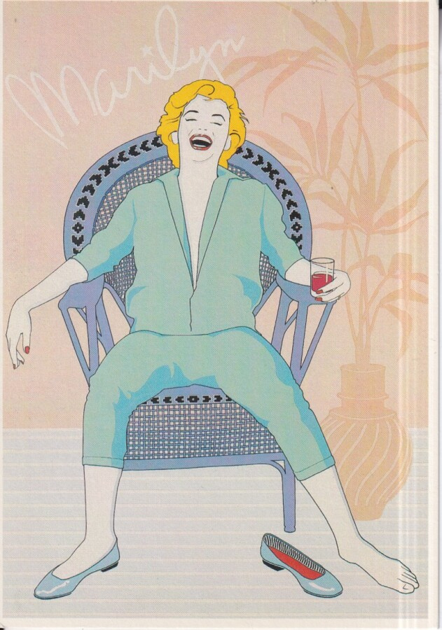 Marilyn Monroe, Marilyn`s Party by Hans Wientjens,  e126