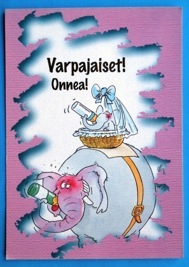 Varpajaiset! Onnea! - käyttämätön kortti
