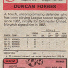Purkkakuva Jalkapallo n:o 147 DUNCAN FORBES - pikkukuva 2