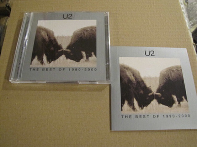 U2 The best of 1990-2000 cd + DVD promo EU 2002 kuin uusi