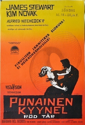 Elokuvajuliste: Punainen kyynel (Alfred Hitchcock)