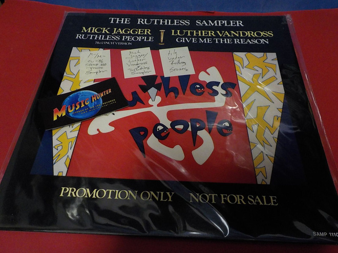 JAGGER / VANDROSS - THE RUTHLESS SAMPLER M-/M- 12'' MAXI