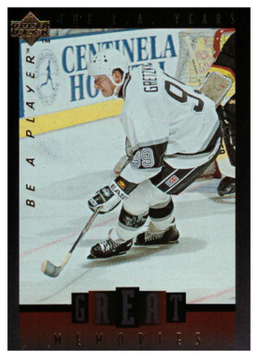 WAYNE GRETZKY Kings, 95-96 BAP Great Memories #GM1