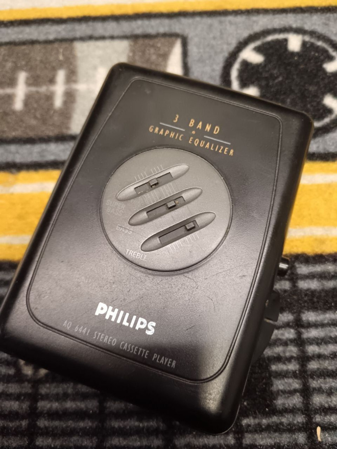 Philips kasettisoitin, korvalappustereot