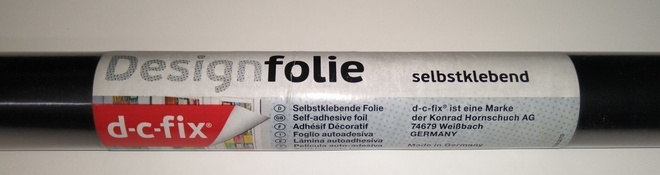 D-C-FIX KONTAKTIKALVO 90 CM + 2,1 M MUSTA MATTA