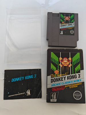 Donkey Kong 3 NES USA CIB