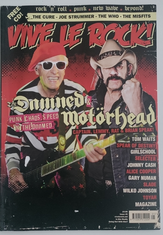 Vive Le Rock lehti #5 - The Damned / Motörhead
