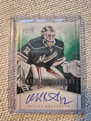 Niklas Bäckström - Panini Prime 2011-12 - Signatures