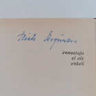 Risto Aspinen : Ennustaja ei ole enkeli (signeerattu) - pikkukuva 3