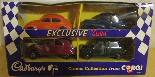 Corgi Cameo Collection Sixties pienet museoautot 4 kpl sarja