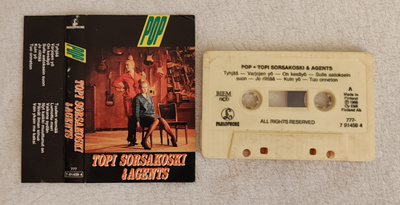 Topi Sorsakoski & Agents Pop c-kasetti