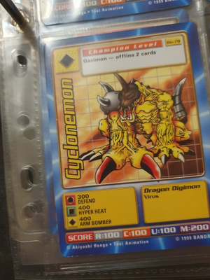 [Mint] 1999 Bandai Digimon - Non Holo card Bo-78