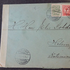 Sotasensuurin kirjekuori säveltäjälle Elis Soldan v. 1914 - pikkukuva 1