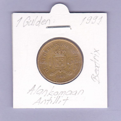 Alankomaan Antillit 1 Gulden v.1991 KM#37