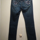 T.siniset Miniblue jeans farkut, koristekiviä, M - pikkukuva 2