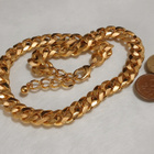 21k kullattu Kanadalainen panssari kaulakoru Gold plated - pikkukuva 5