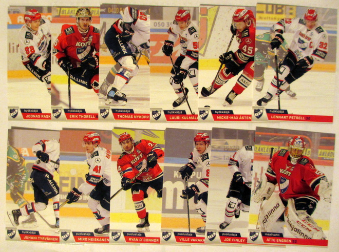Cardset 2018-19 HIFK 1-12 teamset