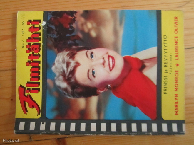 FILMITÄHTI NUMERO 7 1957 MARILYN MONROE LAURENCE OLIVIER