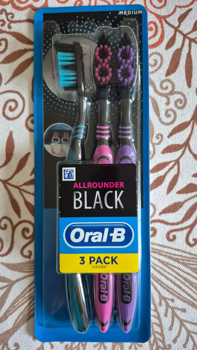 Oral-B Allrounder hammasharjat Medium 3 kpl