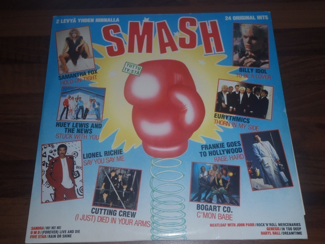 SMASH Samantha Fox, Sandra ym.  2 x LP ( Hyvä kunto )