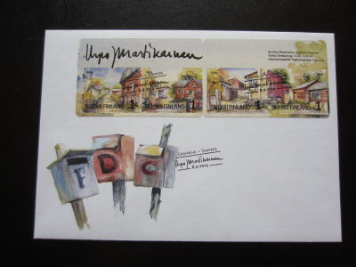 FDC 2014 V109 Syksyisiä pihapiirejä